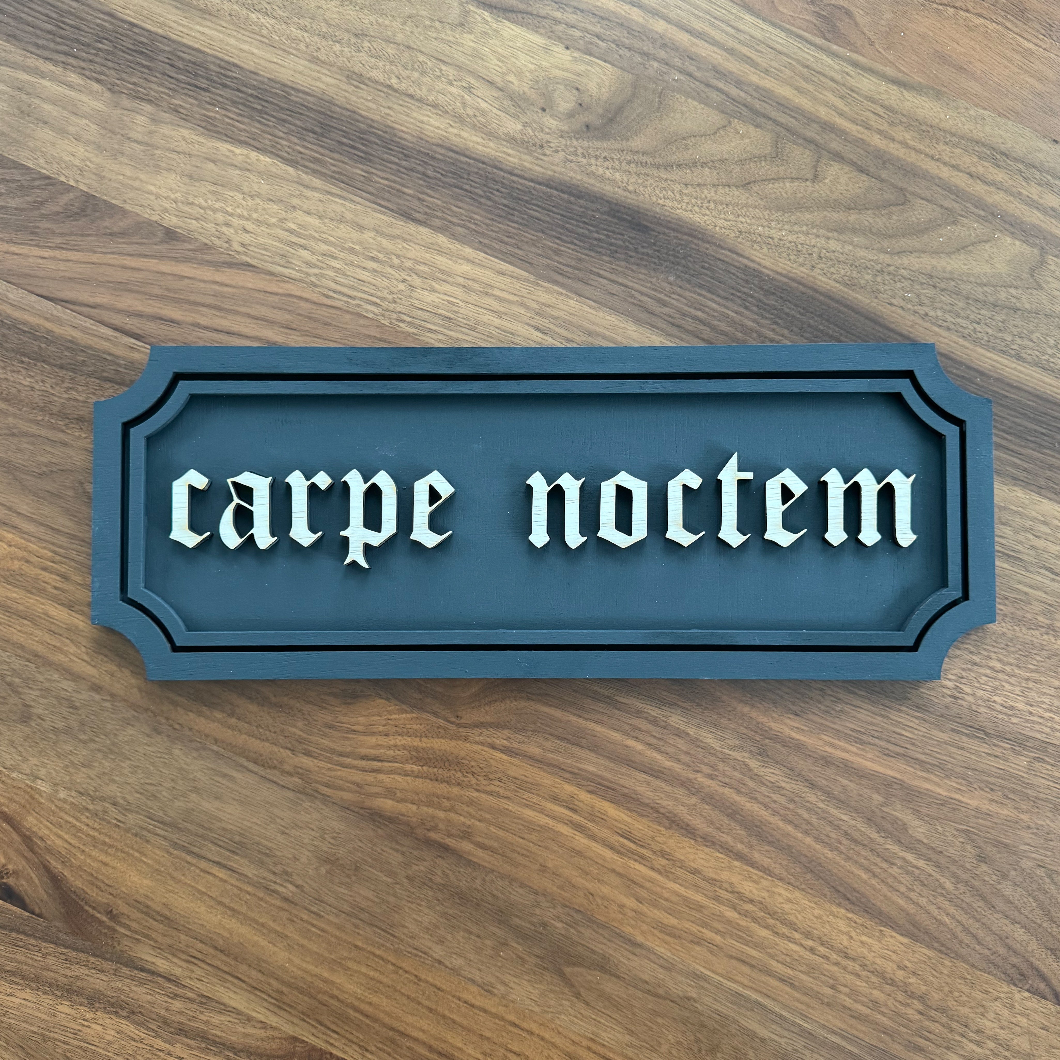 Carpe Noctem Sign