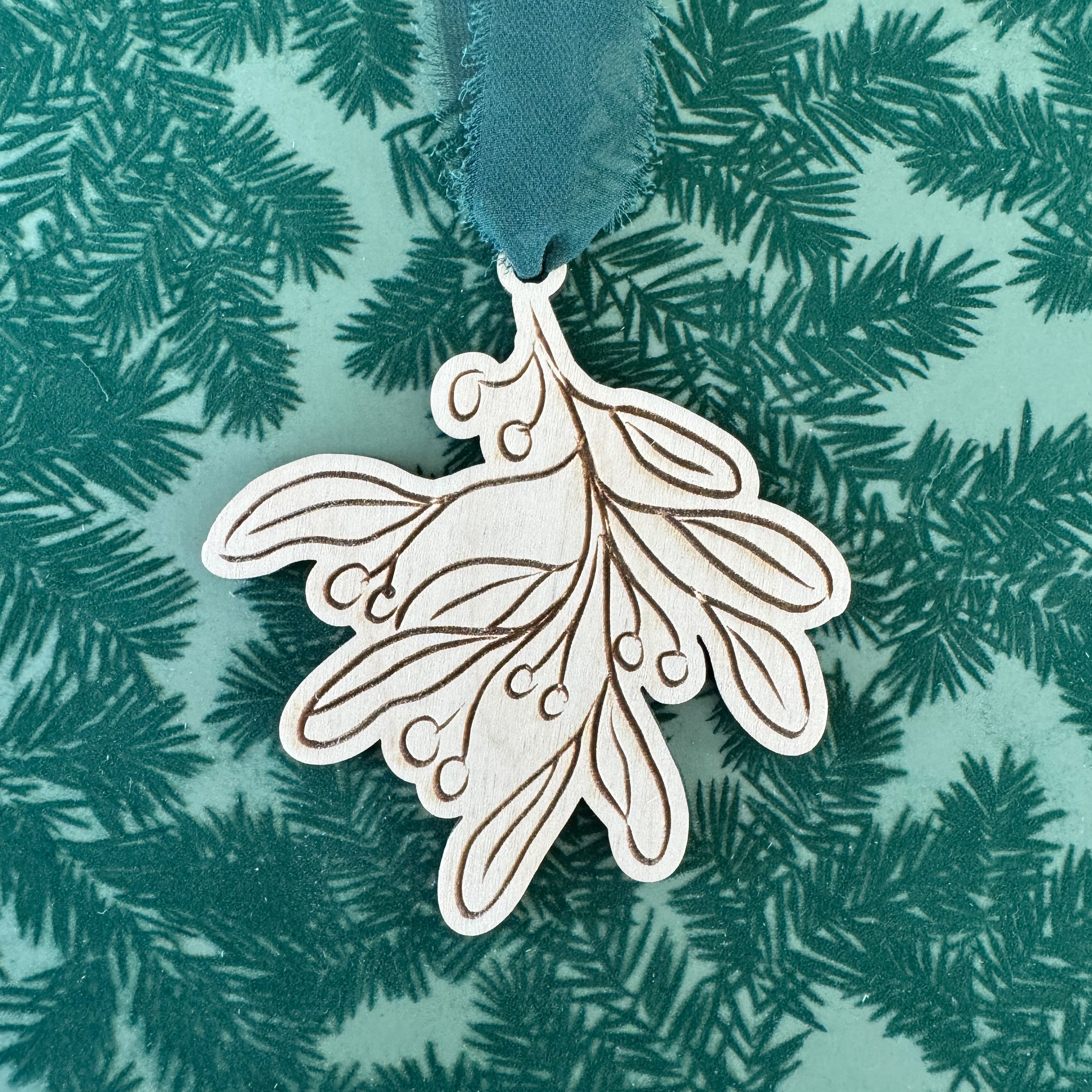 Whimsical Holly Ornament