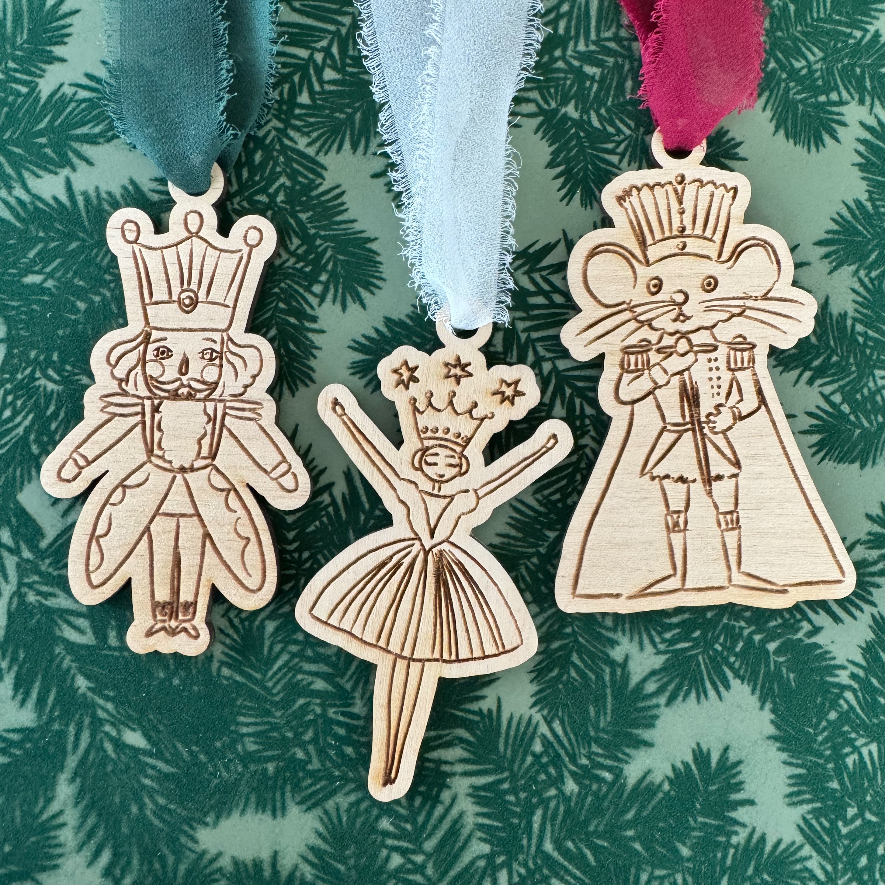 Whimsical Nutcracker Ballerina Ornament