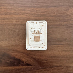 Tarot Card Wood Magnets