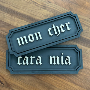 Cara Mia Sign