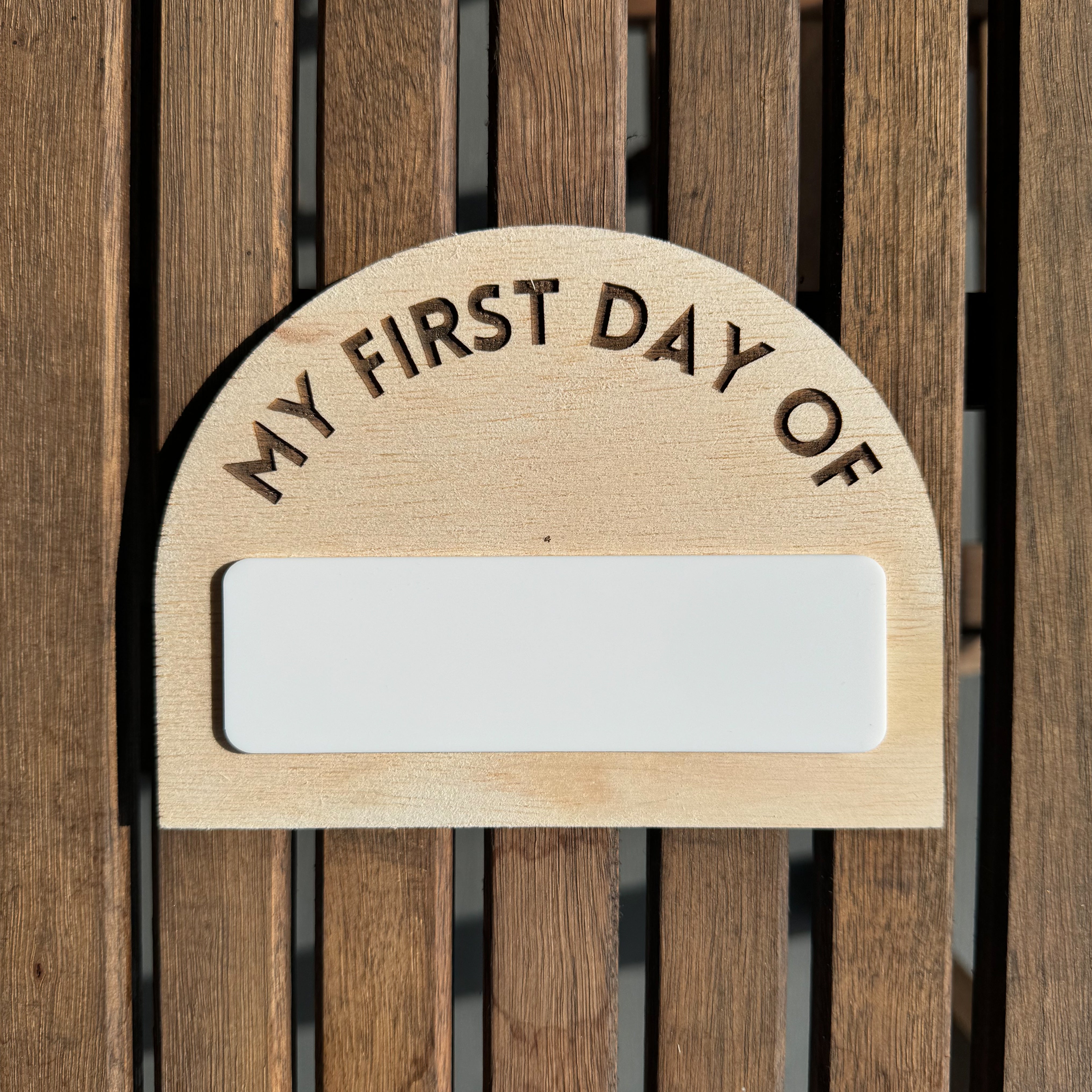 My First Day / Last Day Reversible Sign