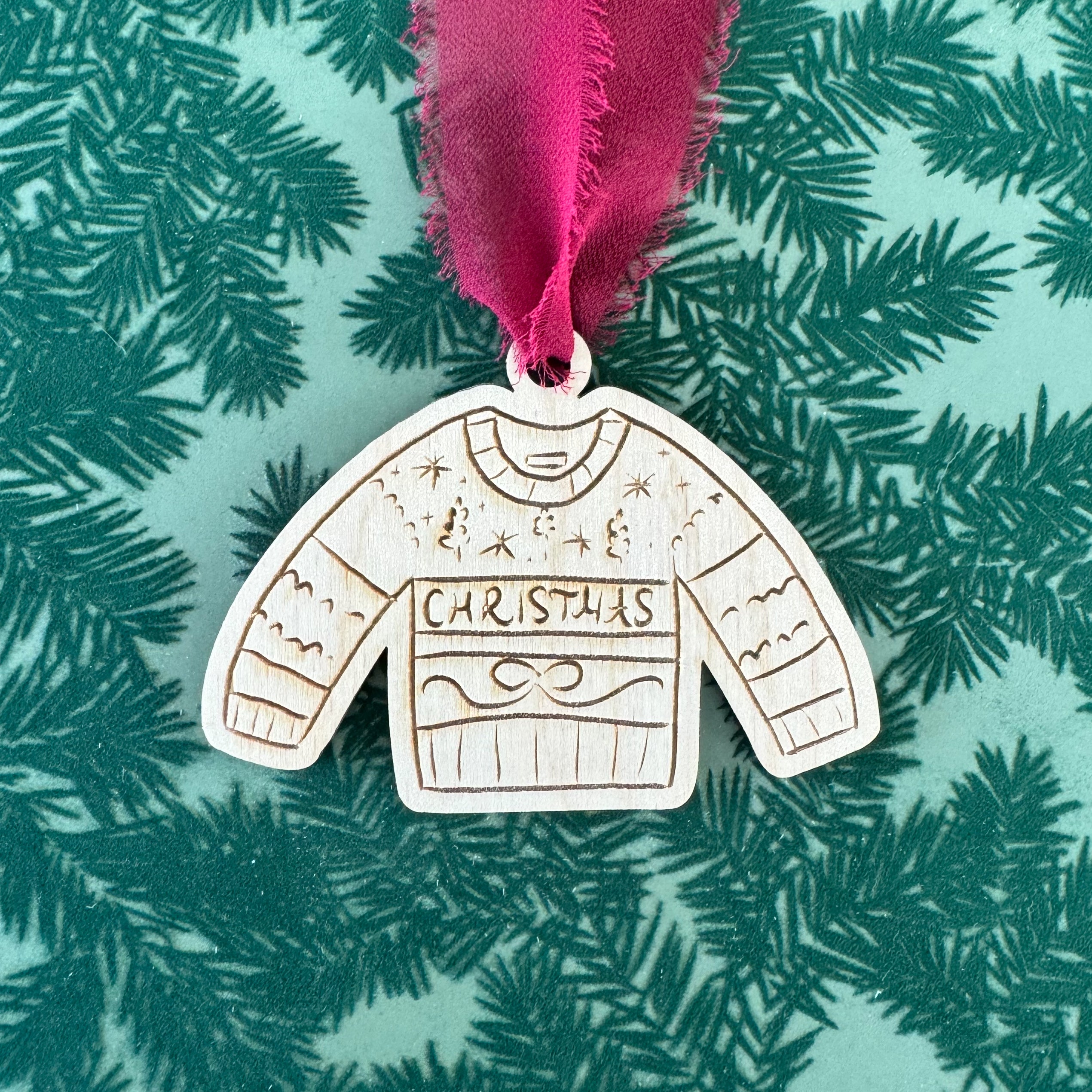 Whimsical Sweater Ornament