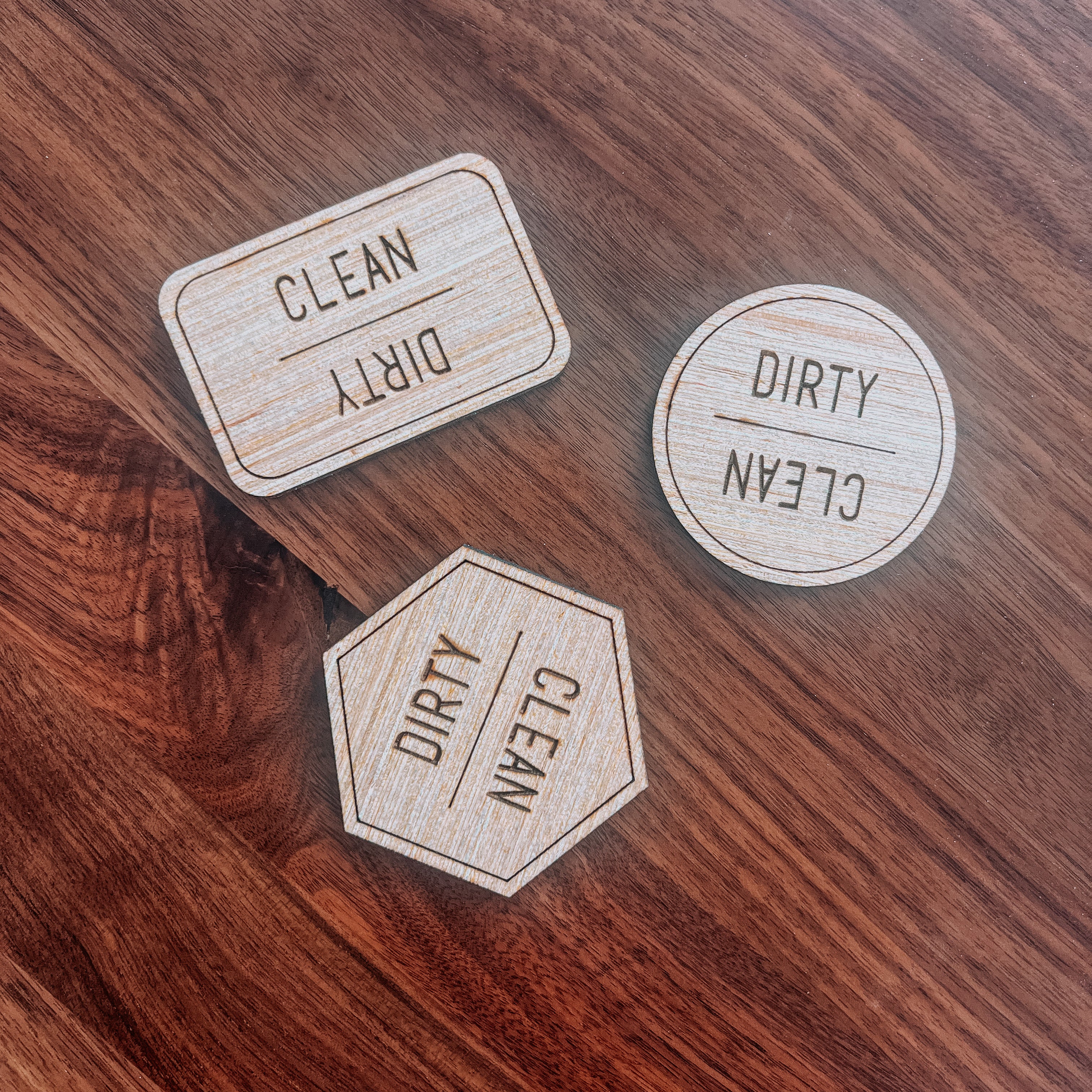 Clean & Dirty Dishwasher Magnets