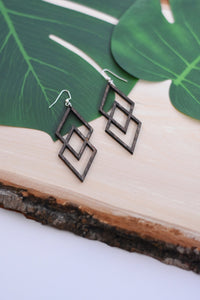 Double Diamond Earrings