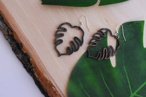 Monstera Punch Earrings