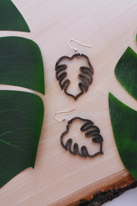 Monstera Punch Earrings