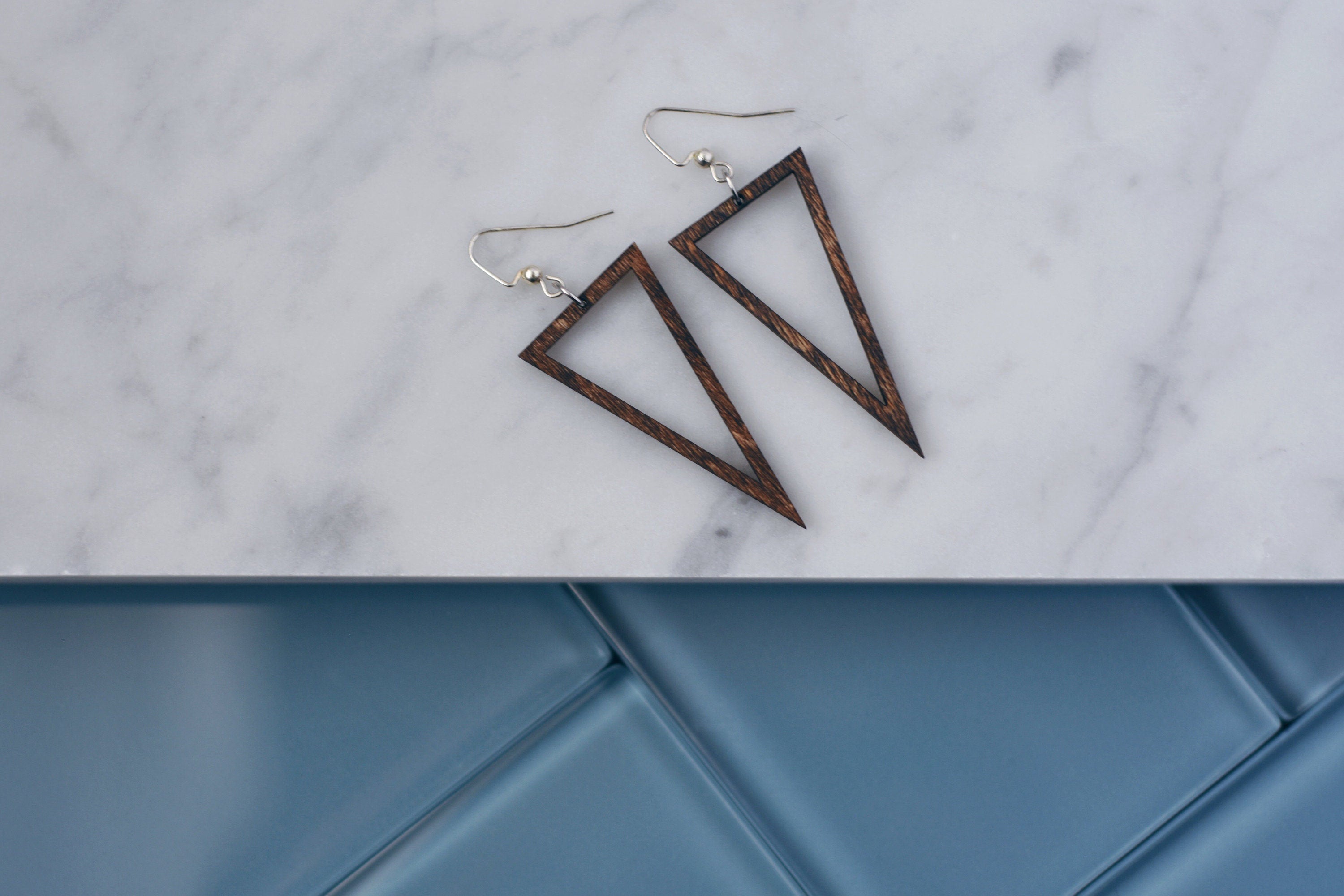 Triangle Dangle Earrings