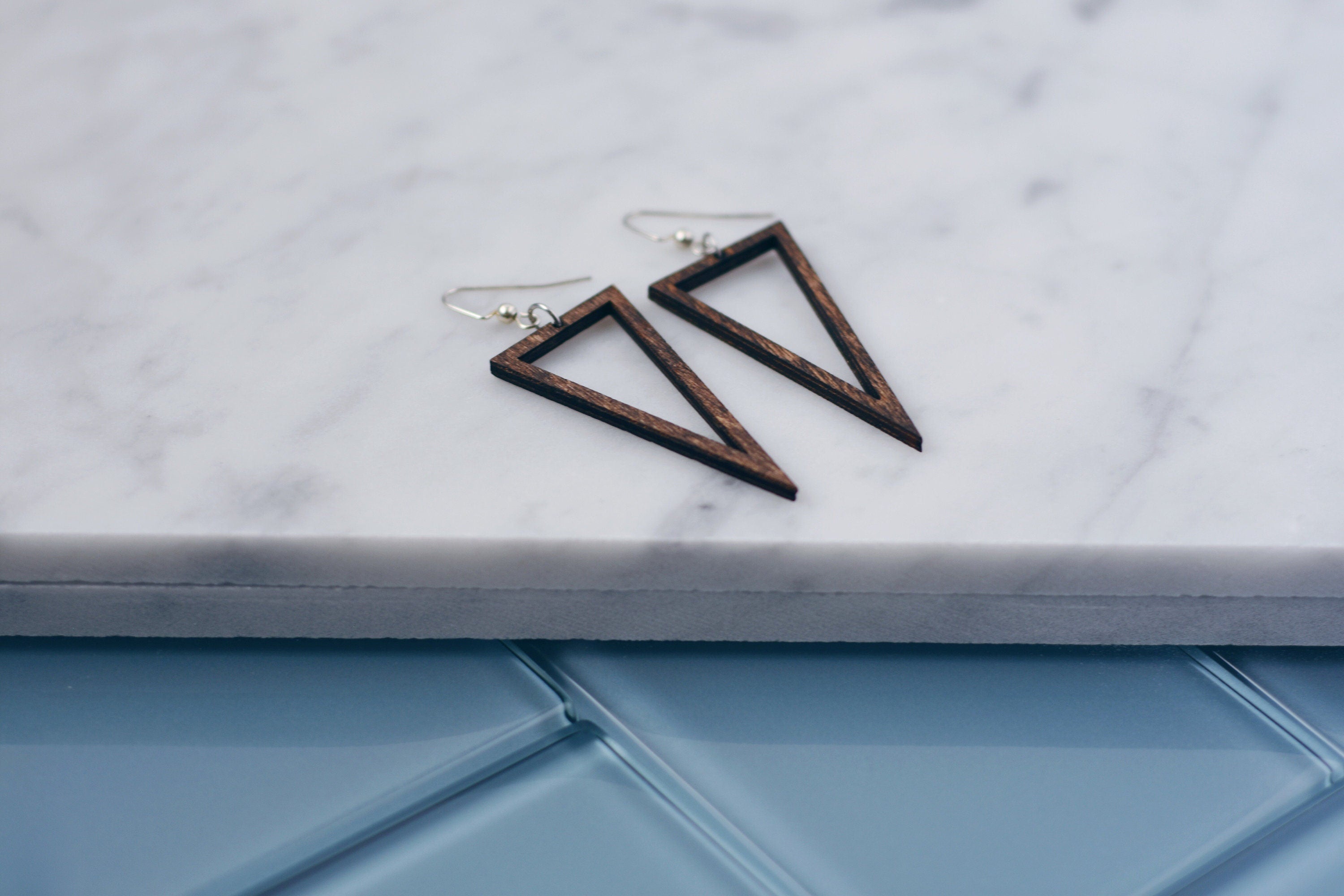 Triangle Dangle Earrings