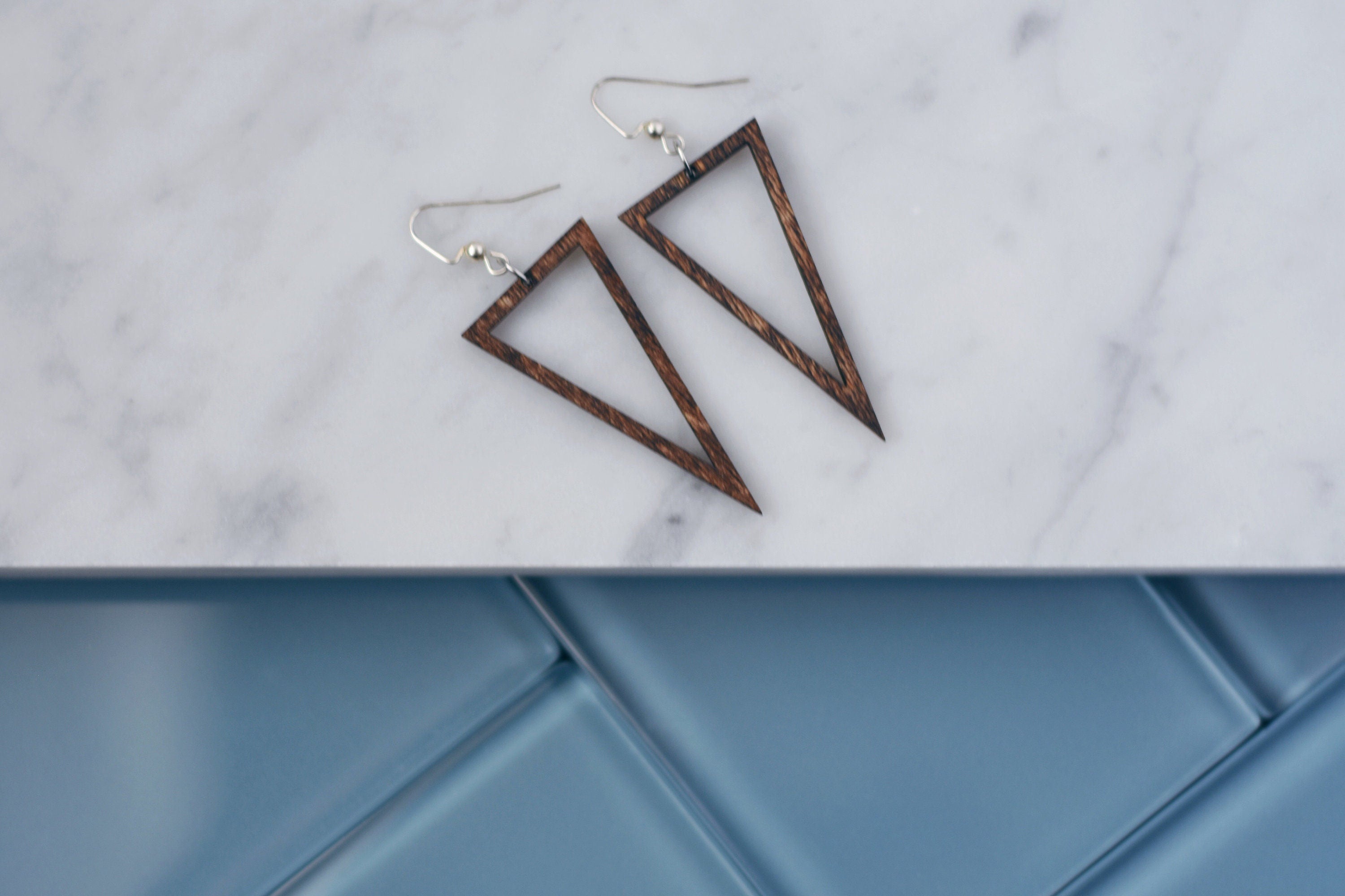 Triangle Dangle Earrings