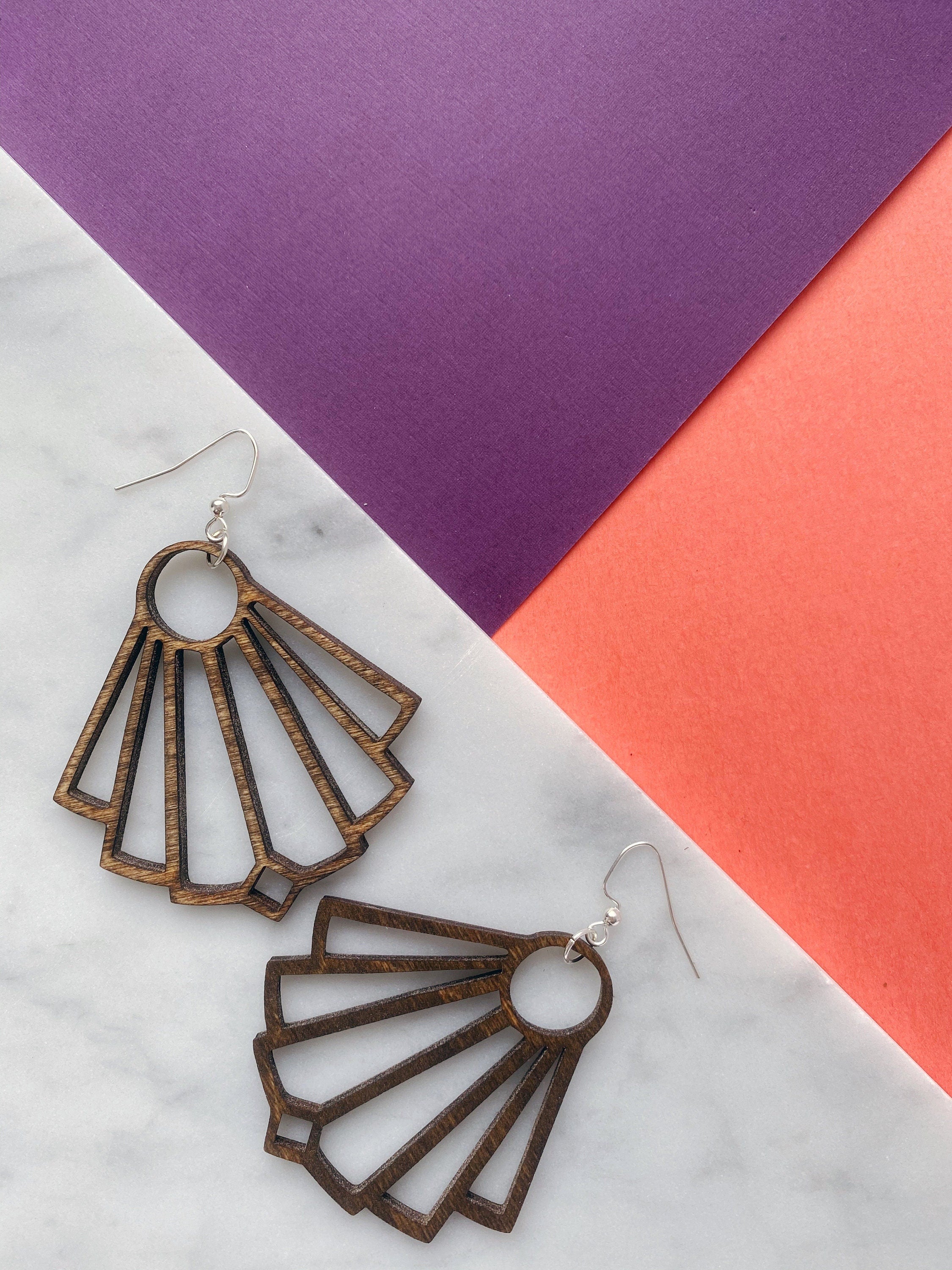 Fan Statement Earrings